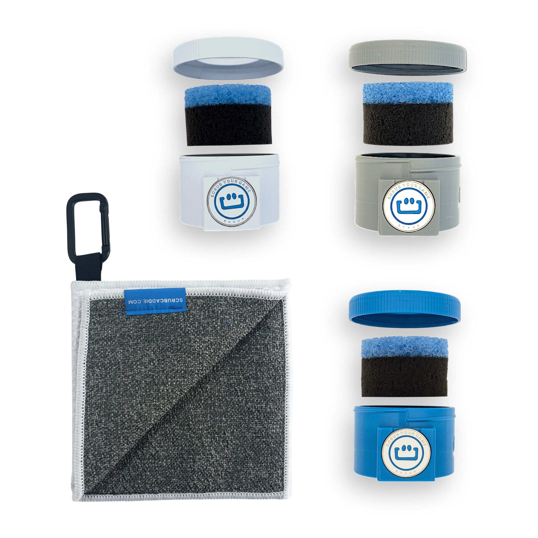 CADDIE SCRUB DUO | Portable Golf Ball + Club Cleaner